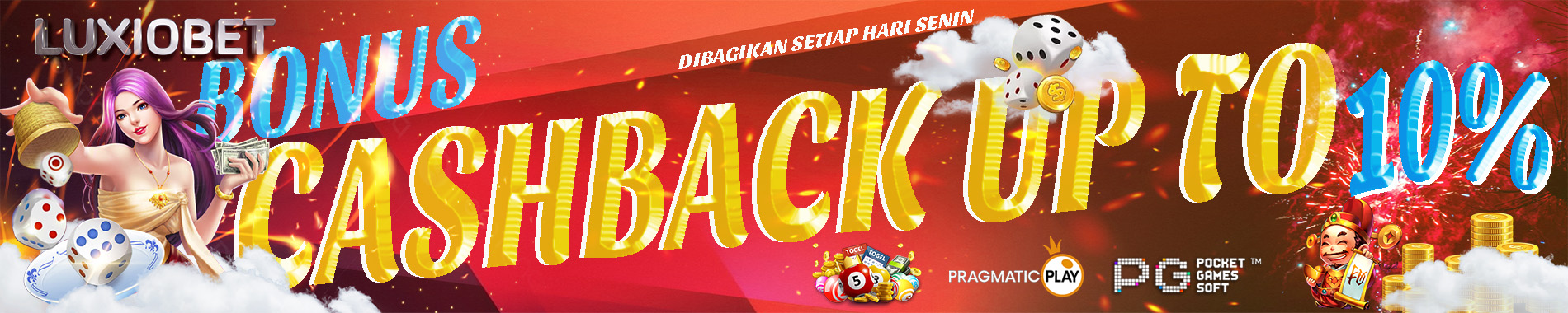 BONUS CASHBACK UP TO 10%